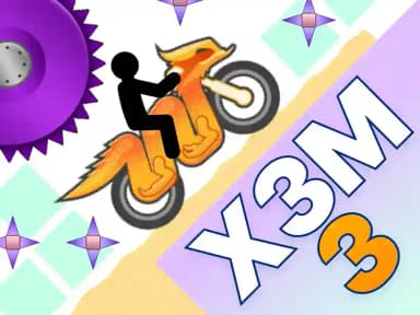 Vex X3M 3 game - extreme stunt motorcycle racing game